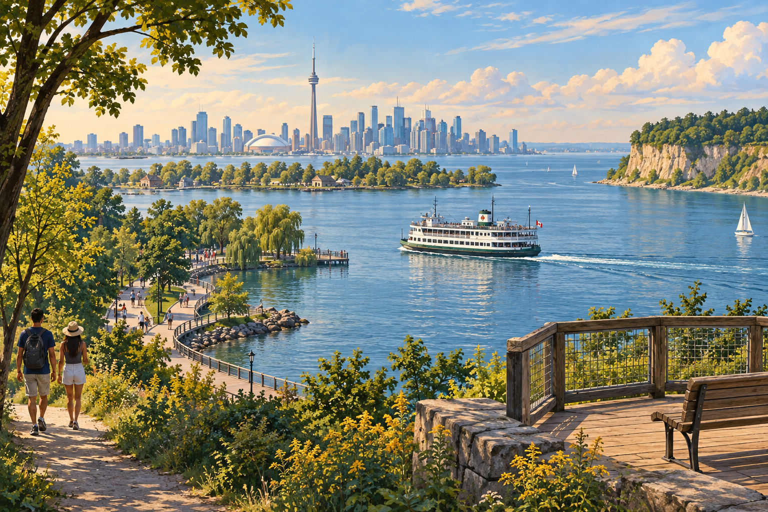 Six jours à Toronto à un rythme tranquille : quartiers, îles et rive du lac