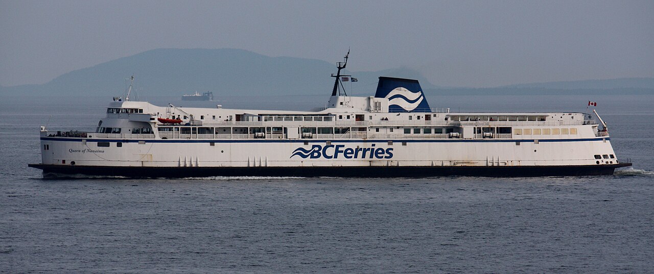 Archival photo of BC Ferries’ Queen of Nanaimo; it does not show current vessels or service conditions.